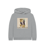 Athletic Grey Printed Kids Hoodie Front
