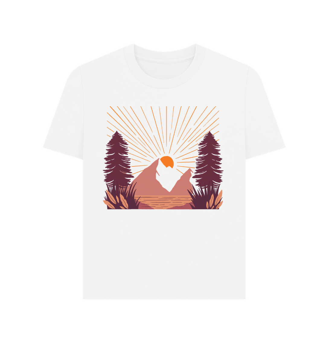 White Sun And Mountains Tee