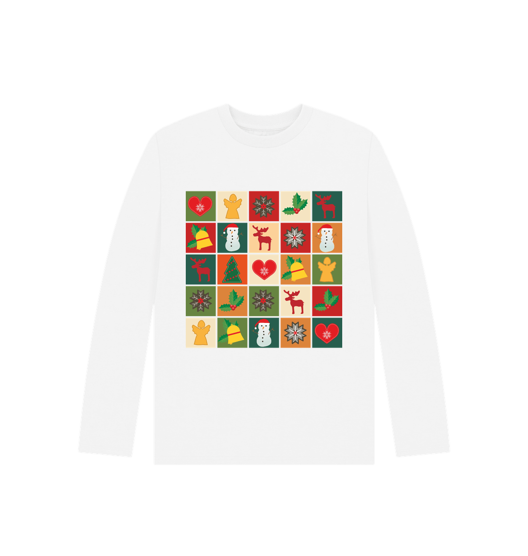 White Christmas Long Sleeves Tee