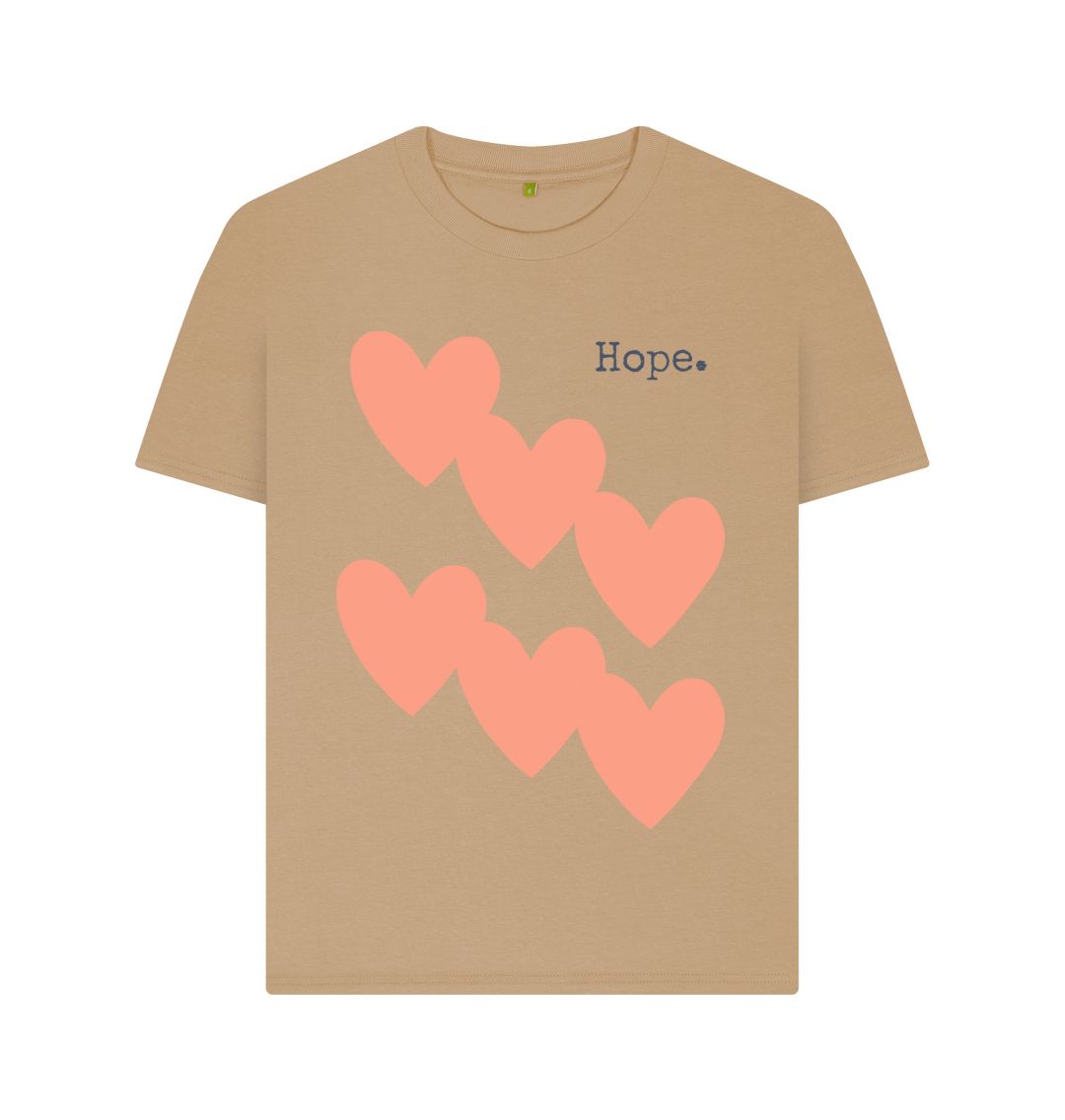 Sand Hope and Heart Tee