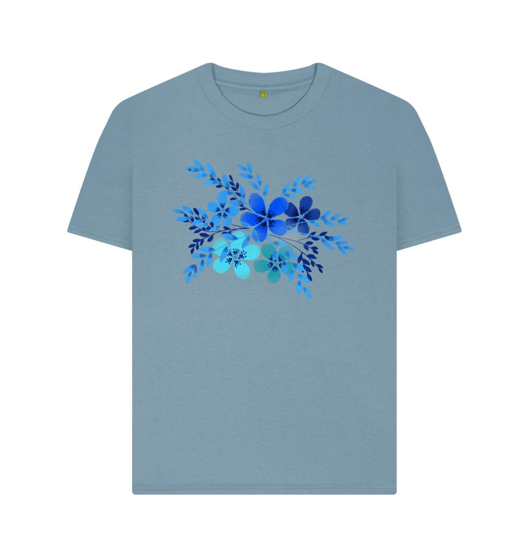 Stone Blue Blue Flowers Tee