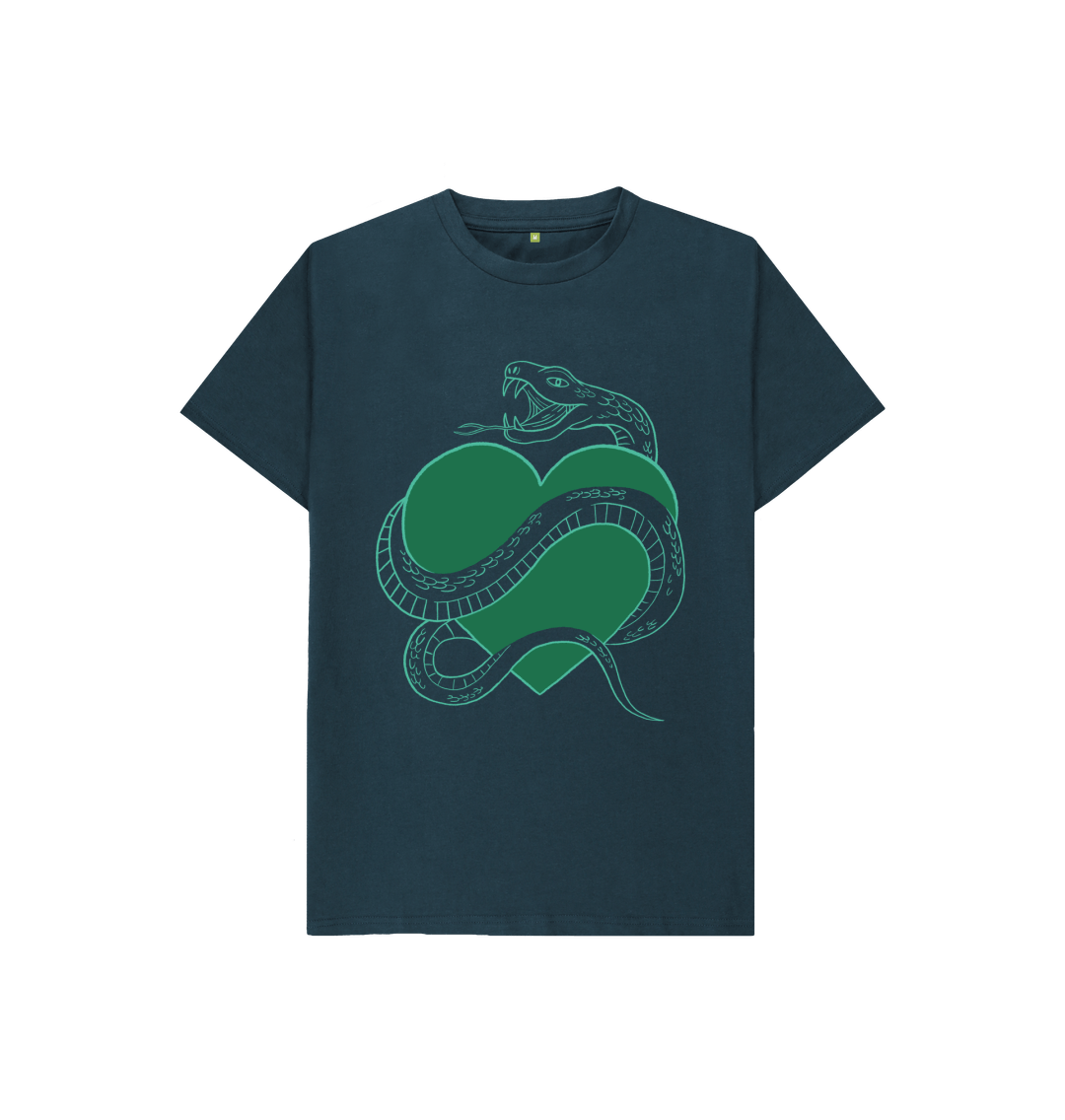 Denim Blue Snake Tee