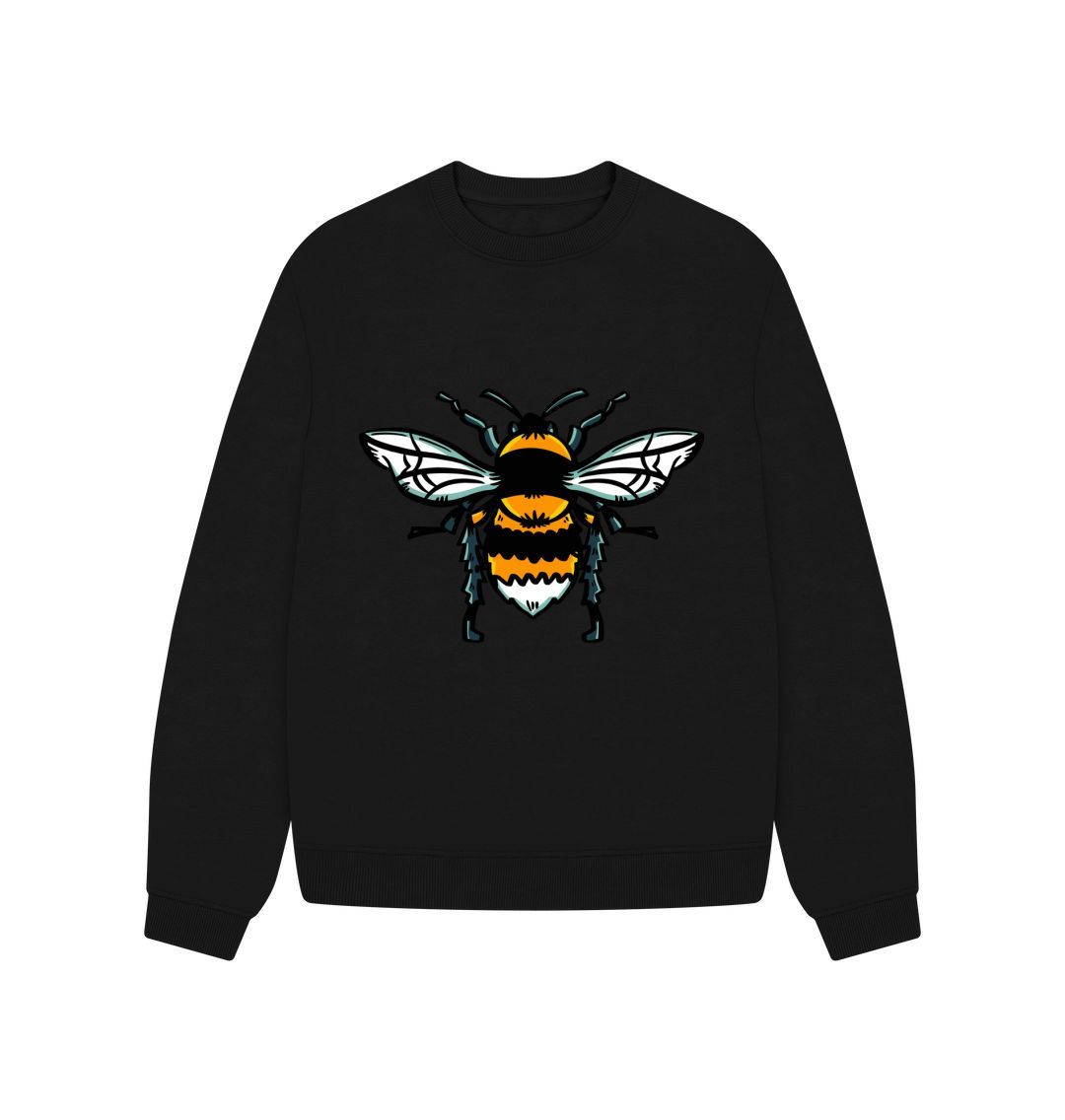 Black Bee Oversized Jumper