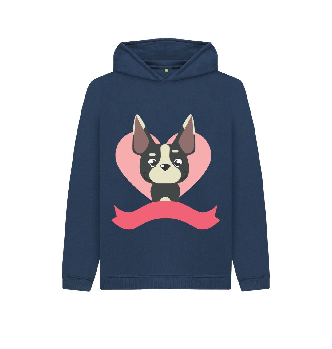 Navy Blue Dog Hoodie