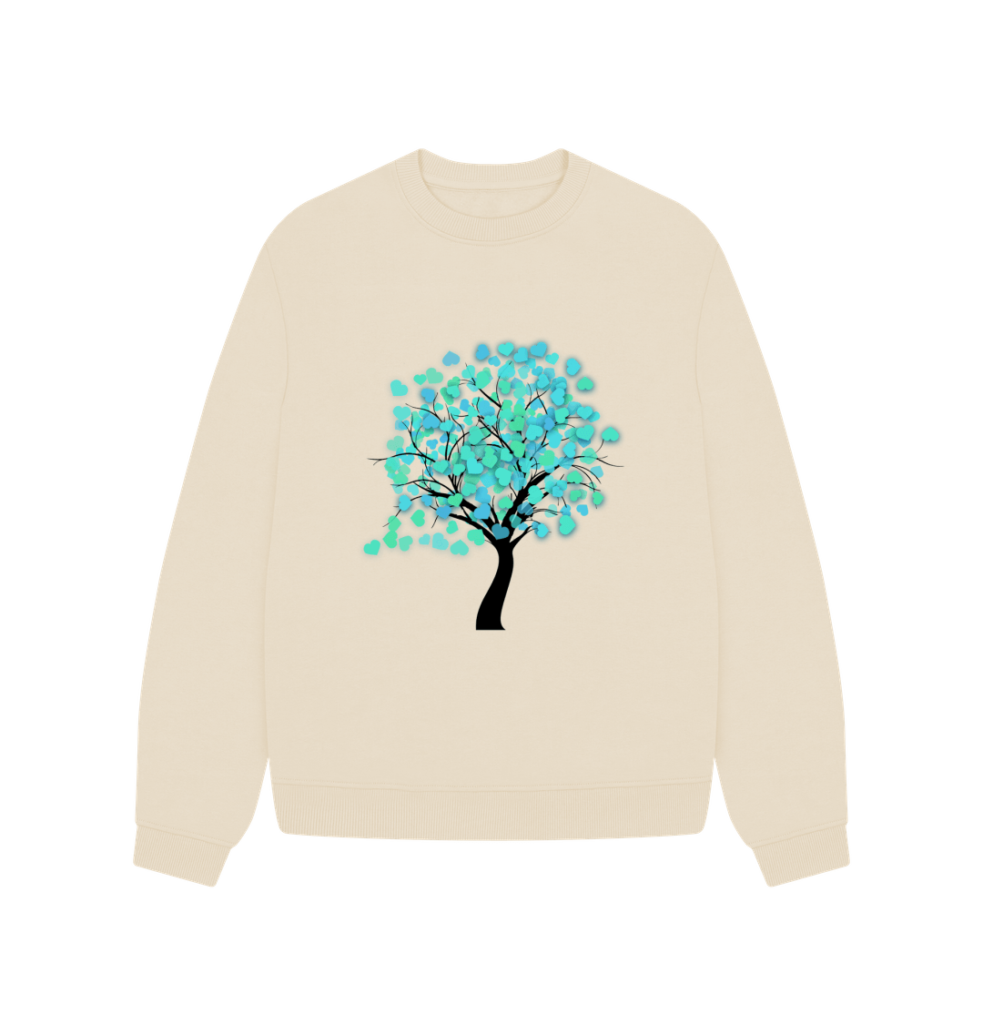 Oat Love Tree Oversized Jumper