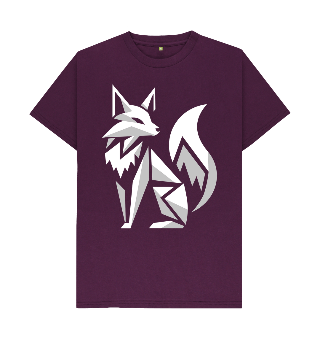 Purple White Fox Tee