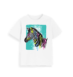 Organic White Baby Zebra Tee