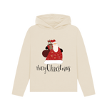 Oat Printed Hoody Front