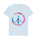 Sky Blue Peace Out Tee