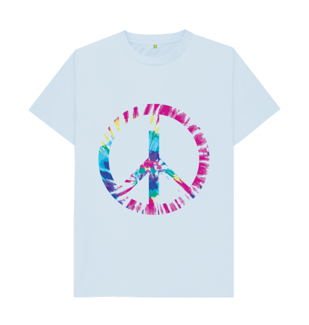 Sky Blue Peace Out Tee