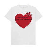 White Love Your Self Tee