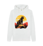 White Sunset Cheetah Hoodie