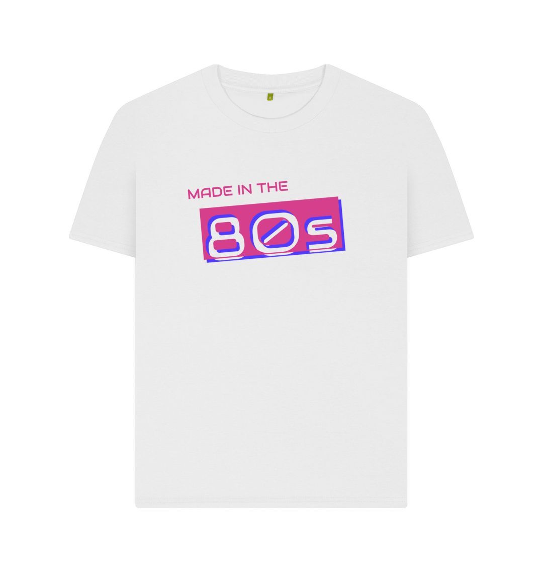 White Made In The 80\u2019s Tee