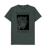 Dark Grey MY DADDY IS WILD TEE