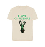 Oat I Love Christmas Reindeer Relaxed Tee