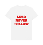 White Printed T-shirt Back