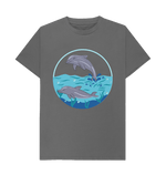 Slate Grey Dolphin Tee