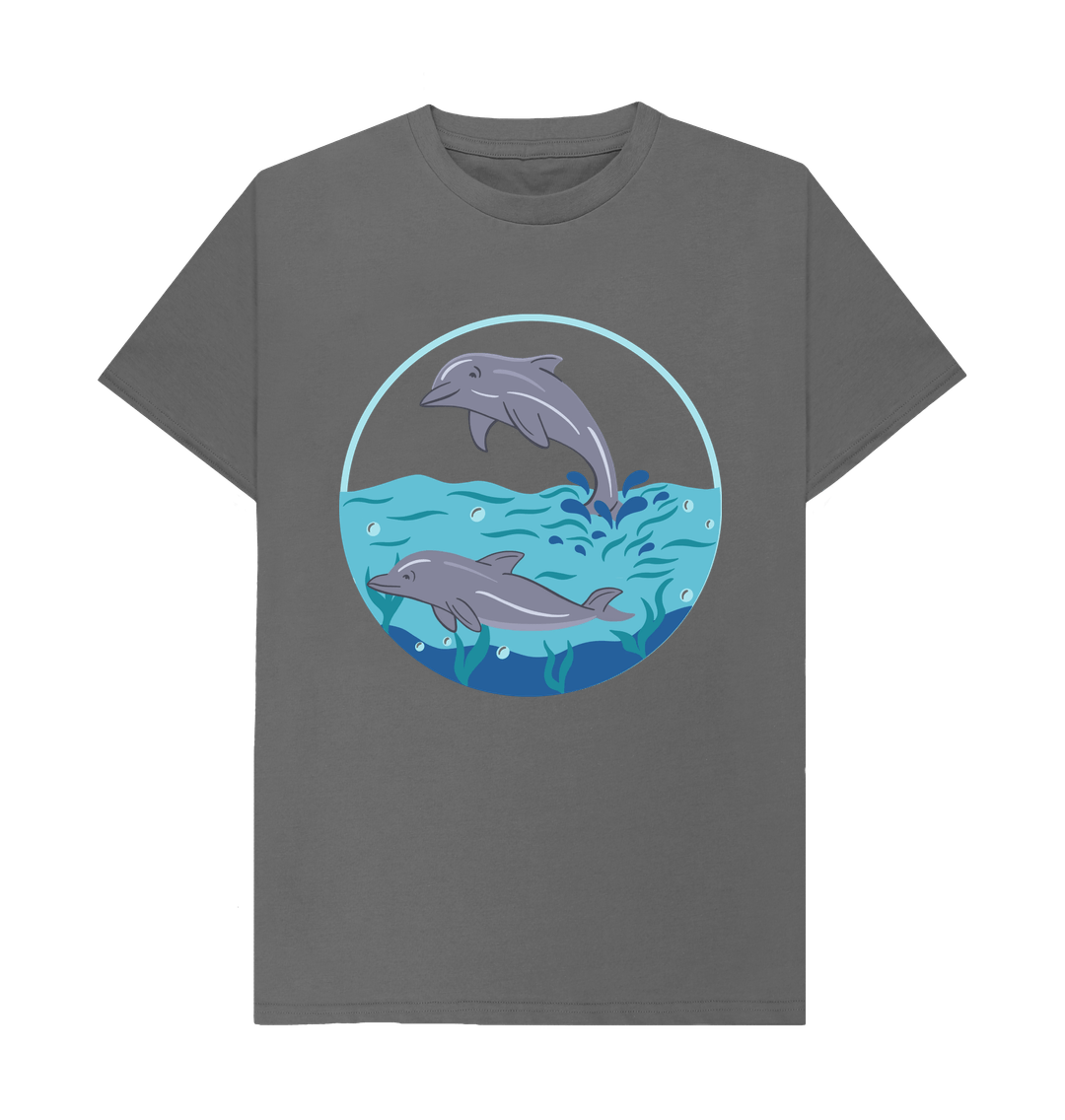 Slate Grey Dolphin Tee