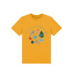 Mustard Gingerbread Man  And Santa Is Coming Tee