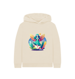 Oat Printed Kids Hoodie Front