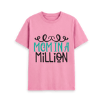 Rose Pink Printed T-shirt Front