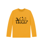 Mustard Christmas Gnome Long Sleeves Tee