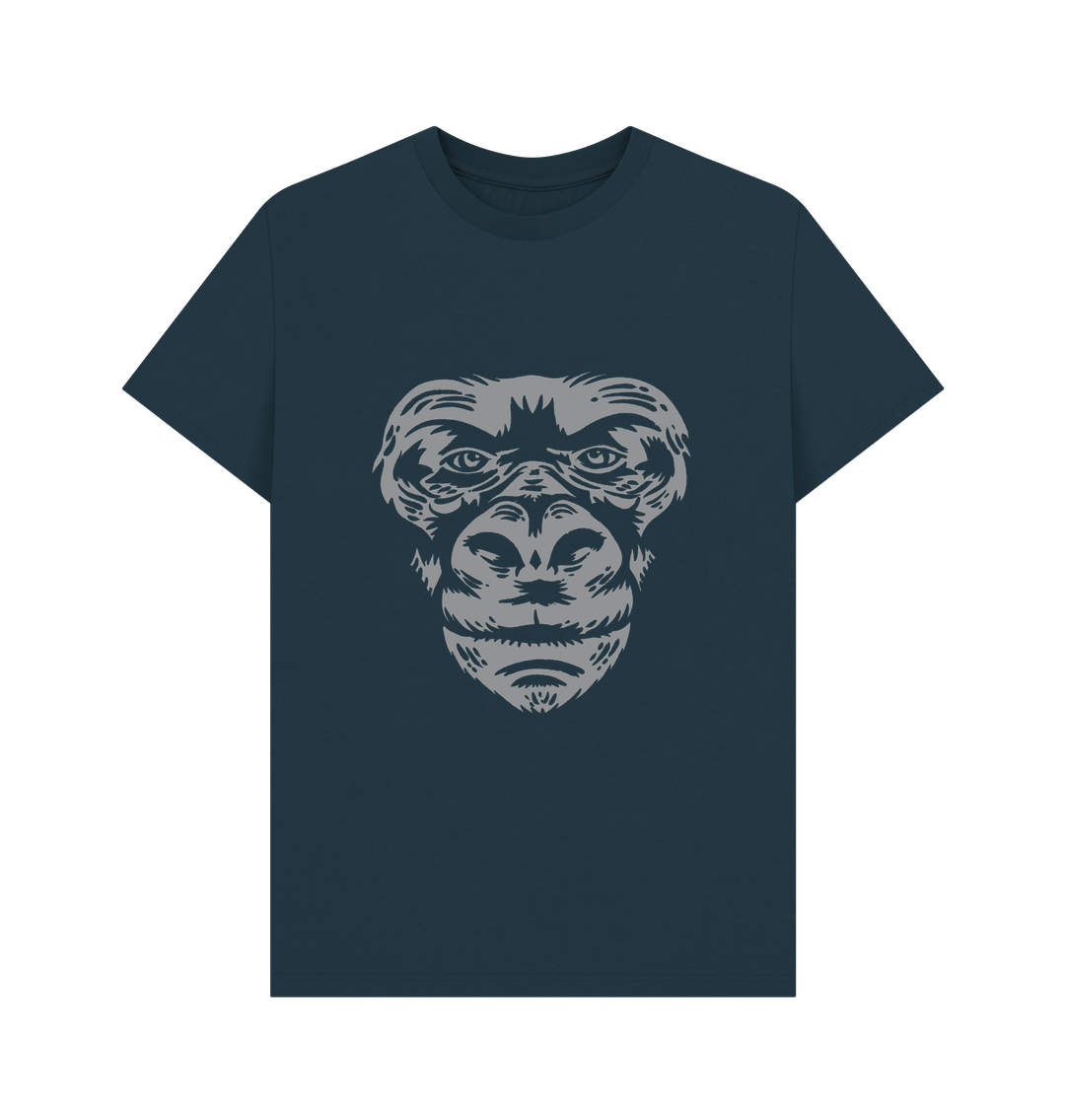 Denim Blue Silverback Gorilla Tee