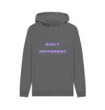 Slate Grey Printed Hoody Front