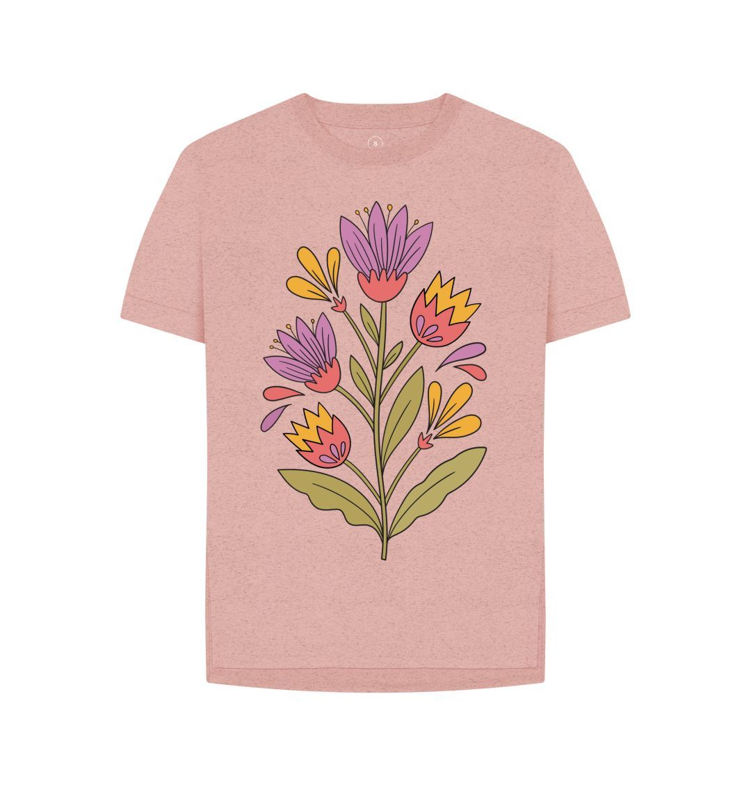 Sunset Pink Tulip Remill Relaxed Tee