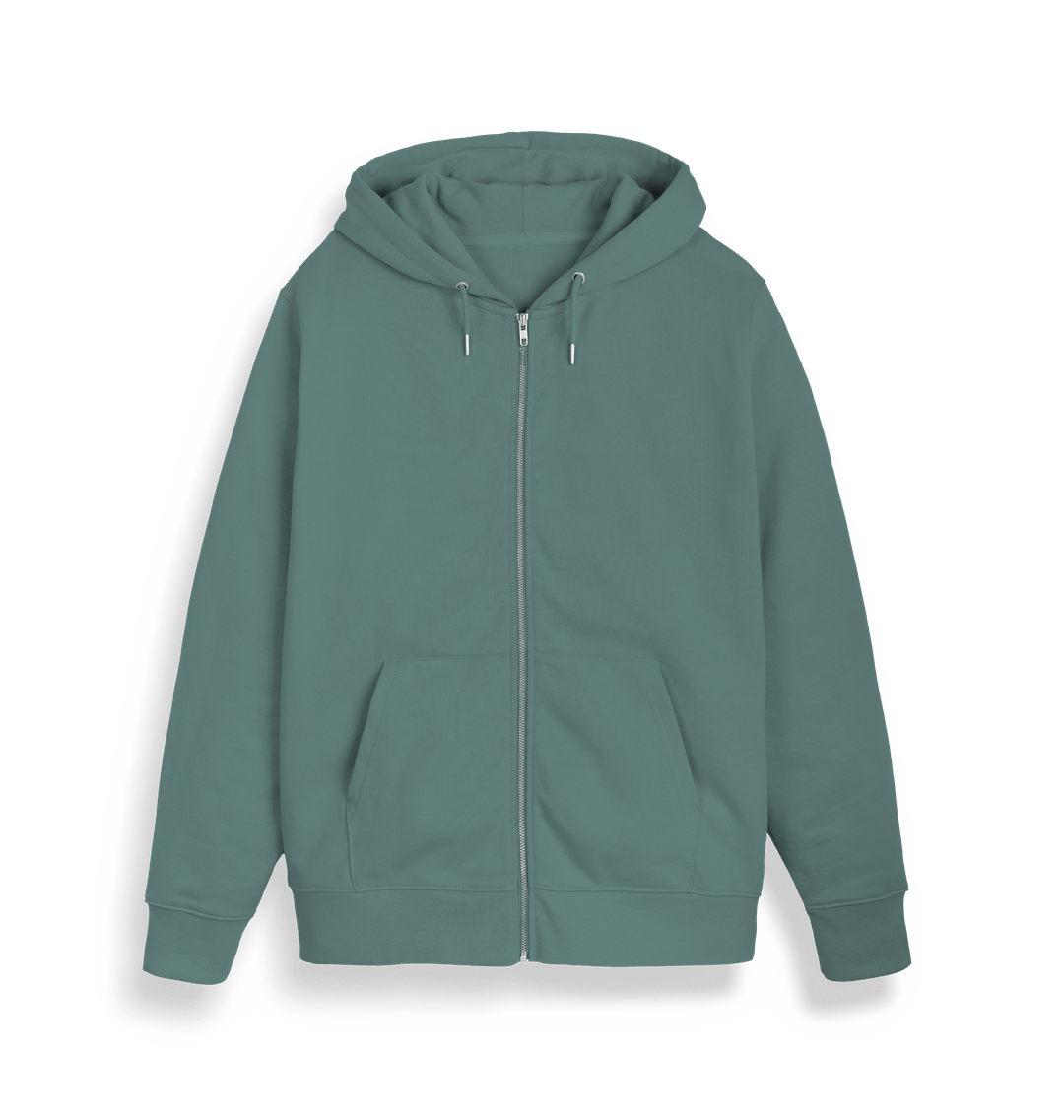 Green Bay Plain Unisex Full Zip Hoodie