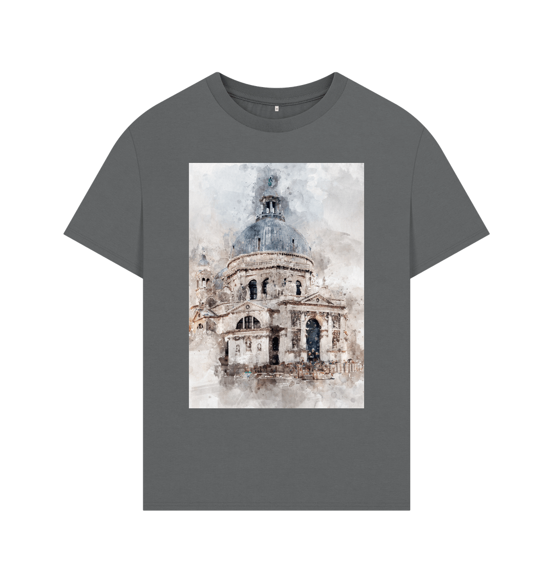 Slate Grey Architecture Oversized Tee