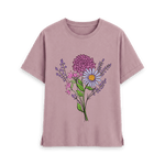 Mauve Printed T-shirt Front