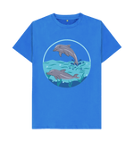 Bright Blue Dolphin Tee