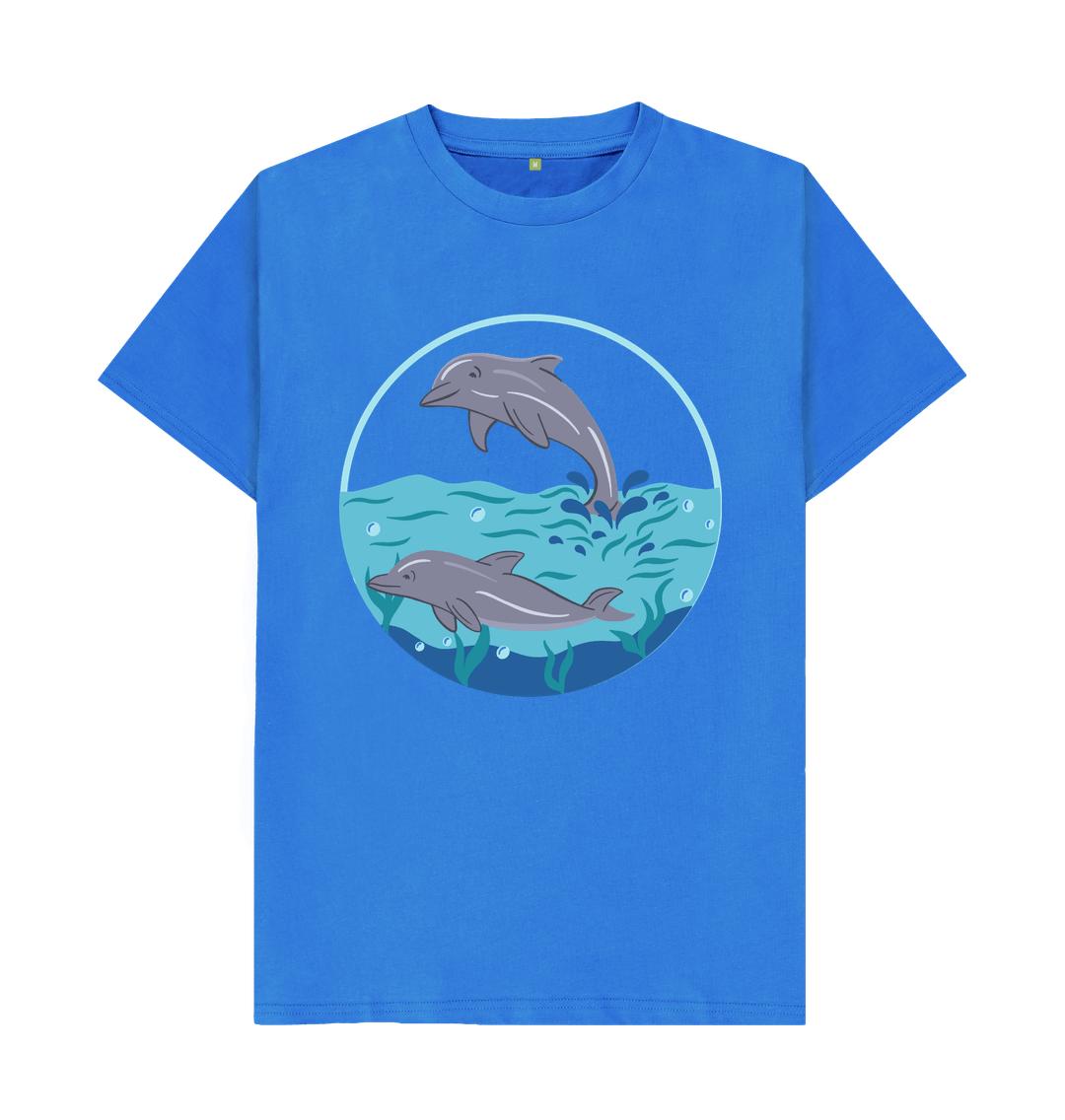 Bright Blue Dolphin Tee