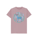 Mauve Blue Reindeer Tee