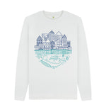 White Ocean Crew Neck Jumper