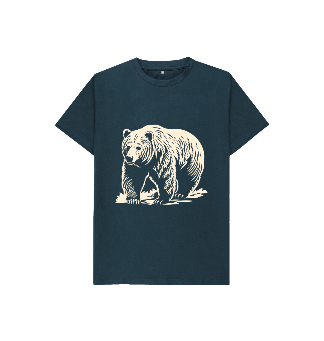 Denim Blue Bear Tee