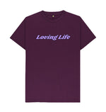 Purple Loving Life Tee