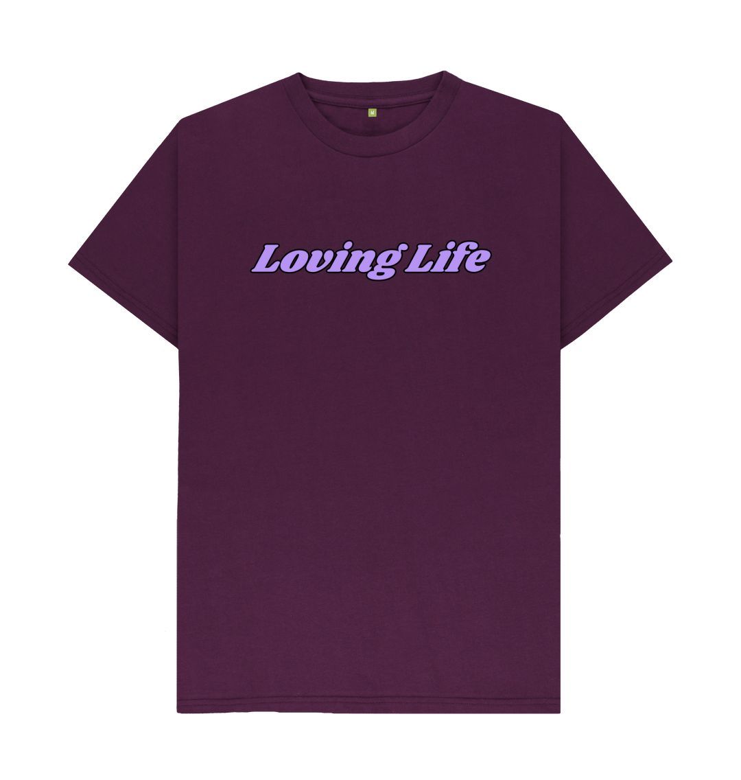 Purple Loving Life Tee