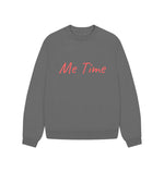 Slate Grey Me Time Oversized Jumper