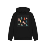 Black Christmas Trees Unisex Hoodie