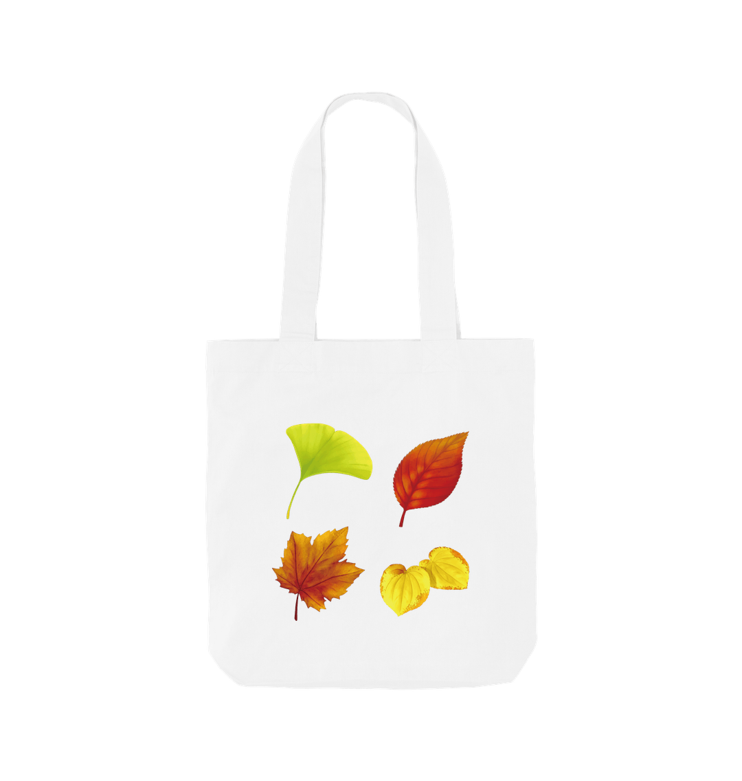 White Leaves Tote