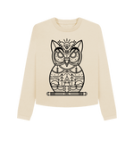 Oat Printed Boxy Jumpers Front