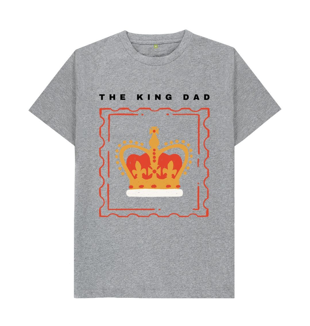 Athletic Grey The King Dad Tee