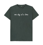 Dark Grey One Day At A Time Tee