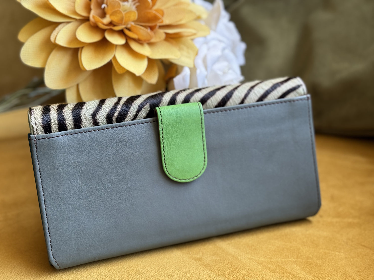 Cora Long Blue Wallet Purse