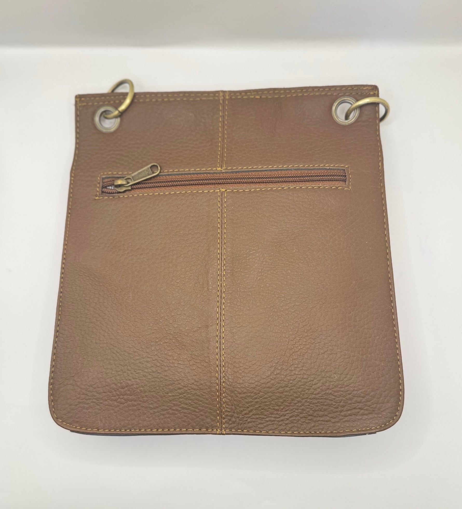 Stylish upcycled real leather handbag offering comfort and eco-friendly fashion for everyday use