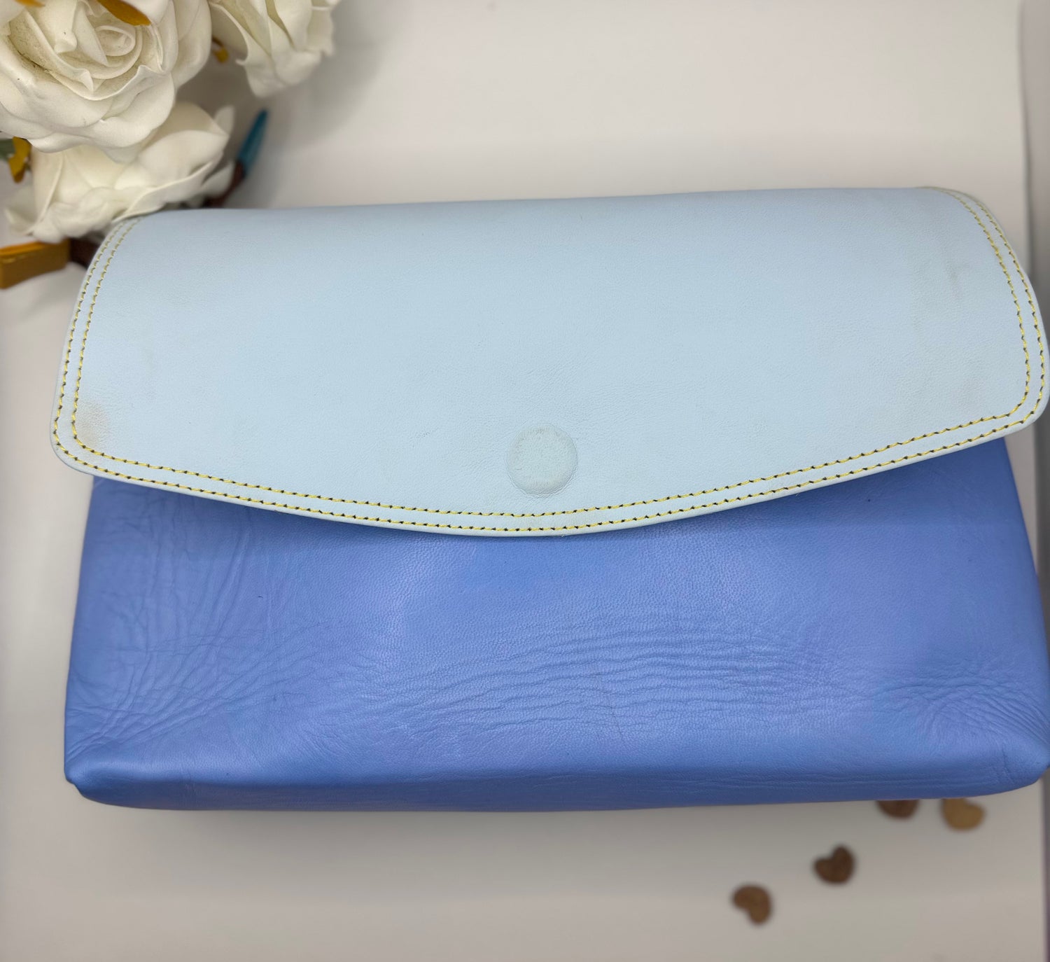 Two In One Cyan Blue Veya Handbag