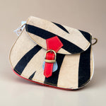 loveyourswagger Love Your Swagger Esme Zebra Rouge Handbag.