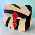loveyourswagger Love Your Swagger Esme Zebra Rouge Handbag.